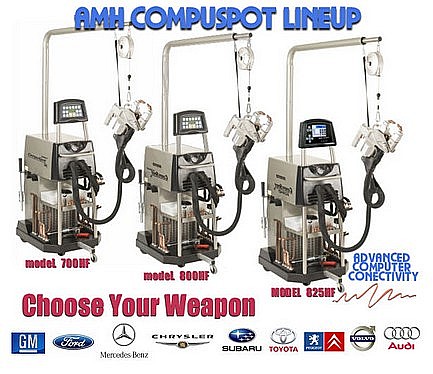 AMH Compuspot Welder Lineup