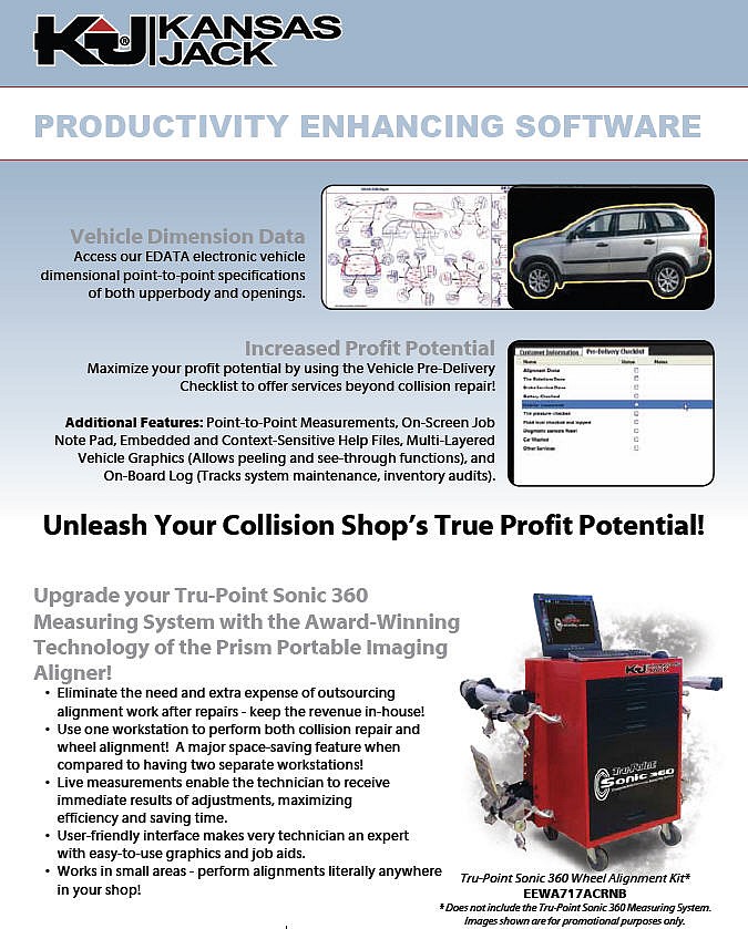 Kansas Jack Sonic 360 Pro Line Systems International Inc Auto Body