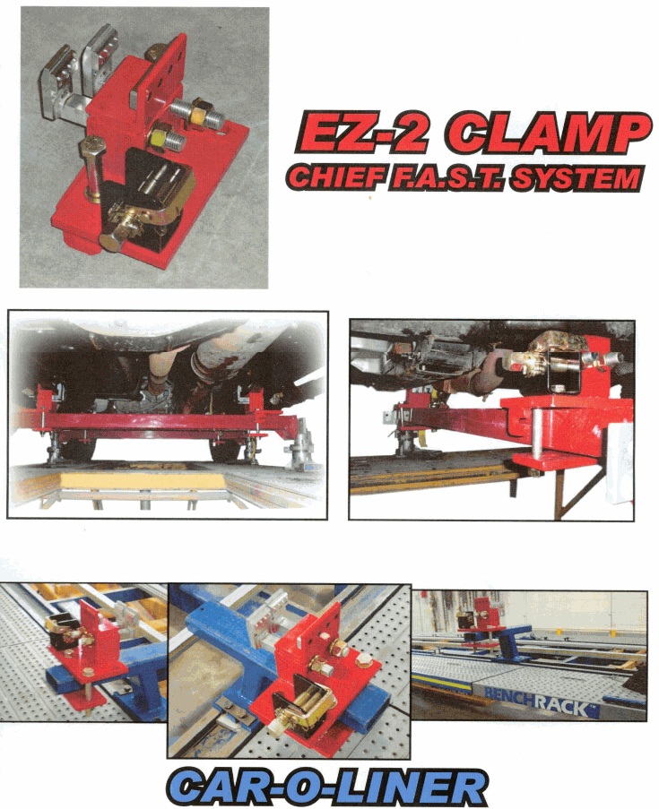 Car O Liner Frame Clamps Pro Line Systems International Inc Auto