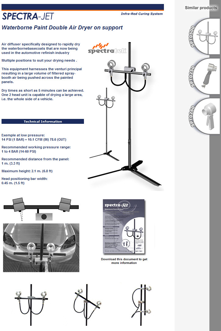 spectrajet air mover brochure