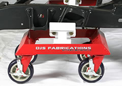 DJS car dolly on frame rail