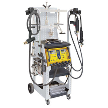 Aluminum dent Repair Station