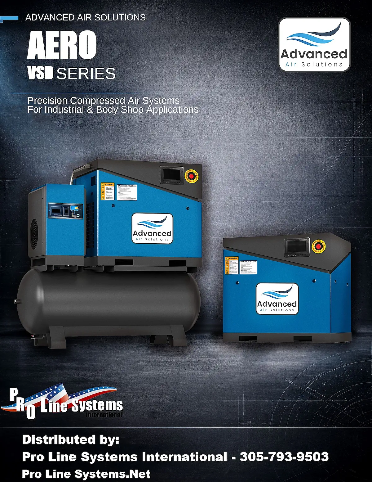 Advanced Air Solutions AERO Rotay Screw Air Compressors