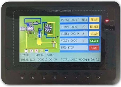 AERO Compressor Digital Touch Screen Control Panel