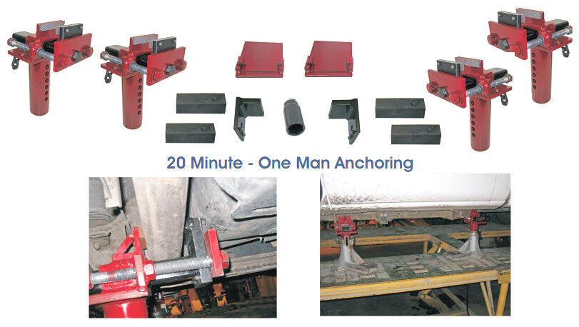 thumbnail image 2 of 5 Star 3-Piece Chief Style C-Clamp Pulling Hook Set – Large, Medium, Small – Auto Body Frame Machine 2 of 4