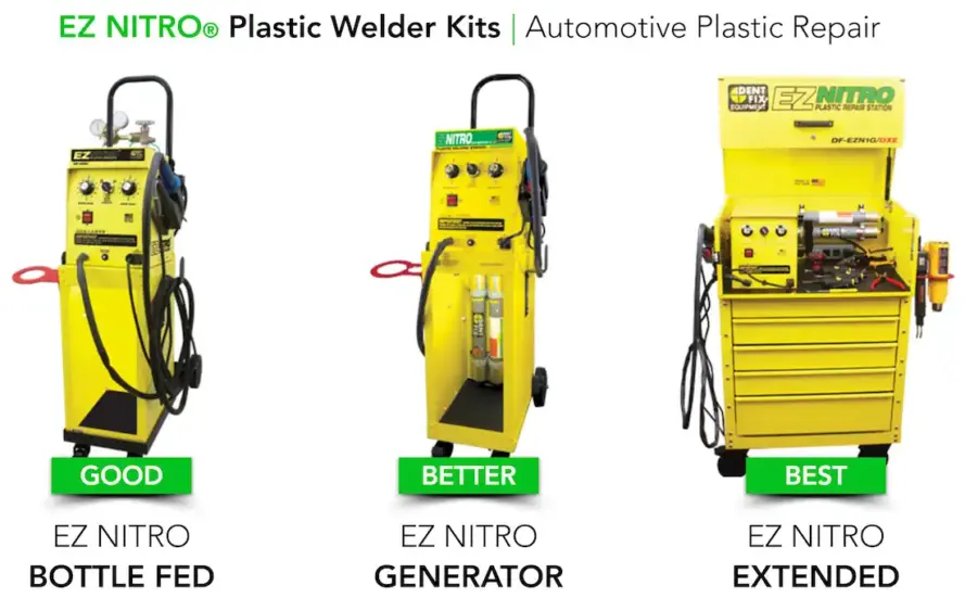 Dent Fix Nitrrogen Plastic Welders Lineup