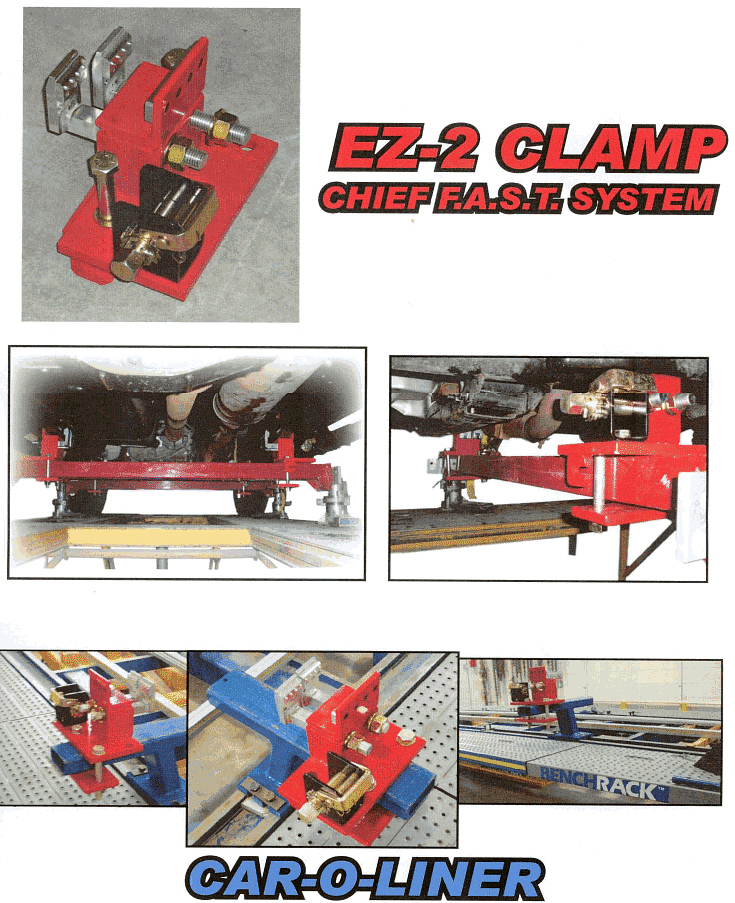 EZ Clamp Photos On Chief EZ Liner & Car O Liner Machines