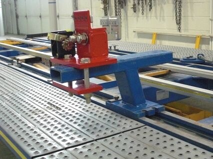 frame clamp setup for car o liner