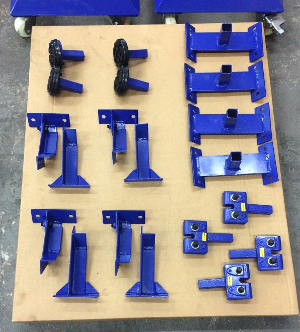 titanium car wheel dolly brackets and accessories to move vehicles