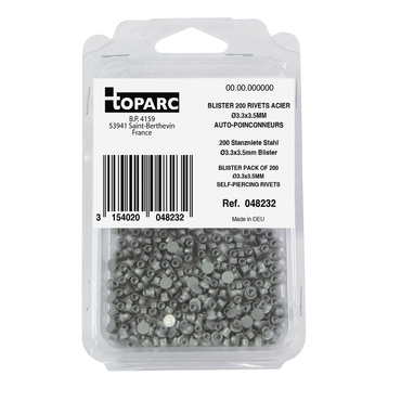 SPR Rivets 3.3x3.5mm 200 Count