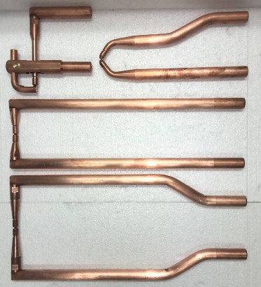 Complete set of five SB3 liquid cooled welder arms
