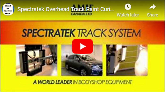 Spectratek overhead track paint drying system video by AMH Canada
