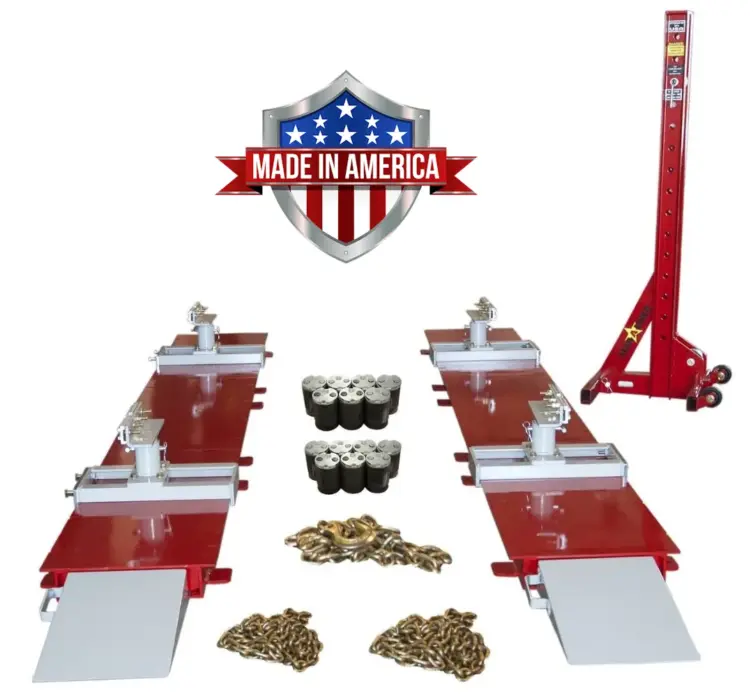 Star A Liner Cheetah Drive-On Auto Body & Frame Floor Pulling Rack