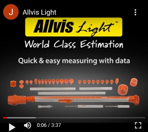 ALLVIS LIGHT COMPUTERIZED MEASURING SYSTEM W/PRINT OUT Video