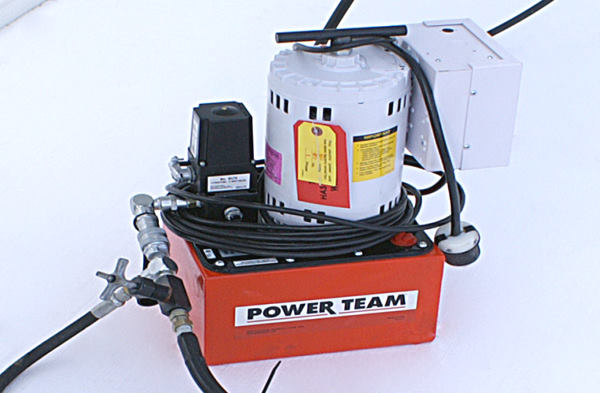 Power Team Frame Machine Electric Pump