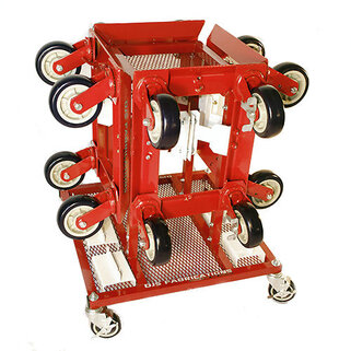 DJS Universal Dolly Mobile Station With 4 dollies And Mounting Brackets.